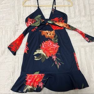 Floral mini dress